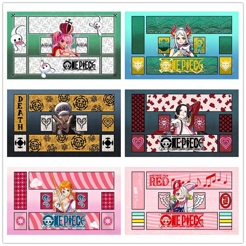 Door Mat Blank - 60*35*0.2 センチメートルアニメワンピース OPCG ゲーム新シリーズカードプレイマットペローナヤマトナミウタボアハンコックローコレクションギフトおもちゃ