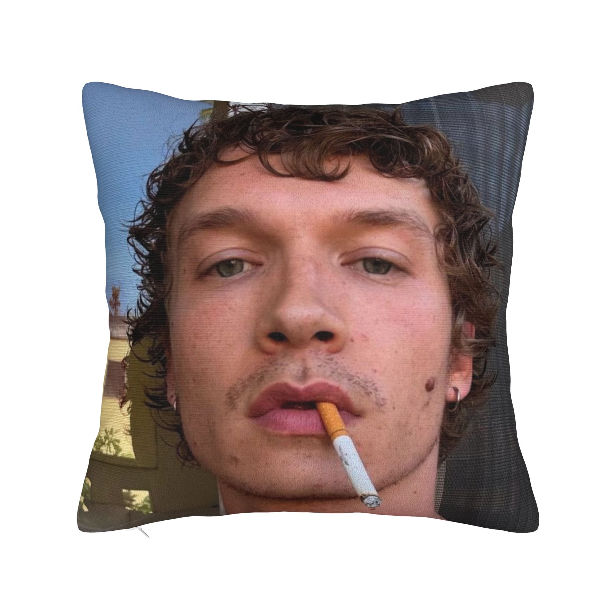 Pillow Cover Sublimation - 装飾用枕カバー ハドソン・ウィリアムズ・コナー・ストーリー ヒート・ライバルリティ・プロダクト・シーター スローピローケースカバー ジッパー付き マルチサイズ