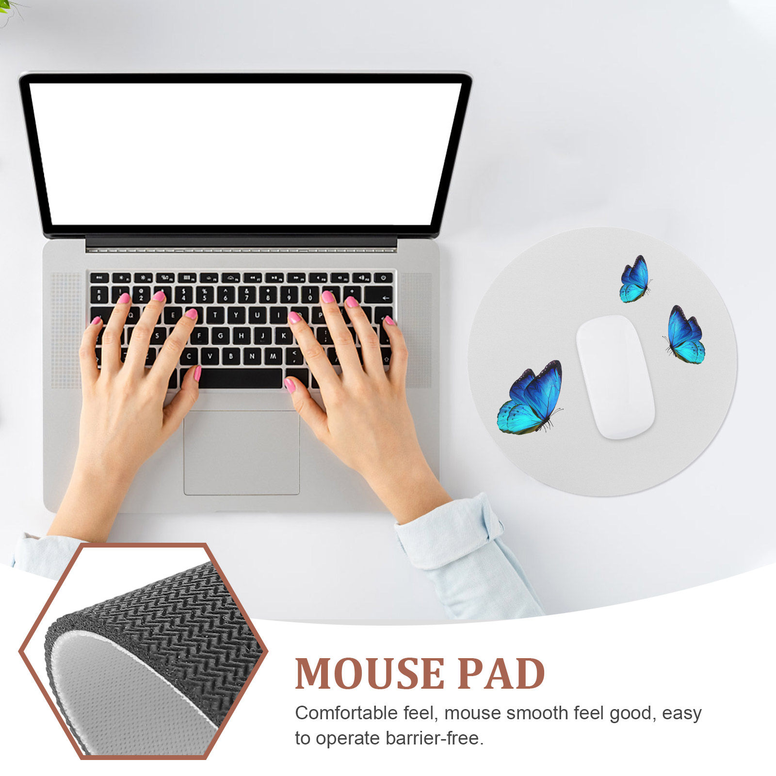 5枚セット ゴム製無地マウスパッド 大型滑り止めデスクマット - Mouse Pad Blank Sublimation のレビューと価格