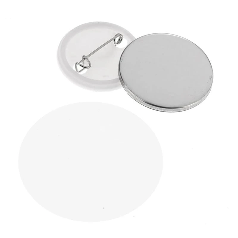 500ピース/セットブランクバッジピンバックメタルピンバック - Button Badge Blank のレビューと価格