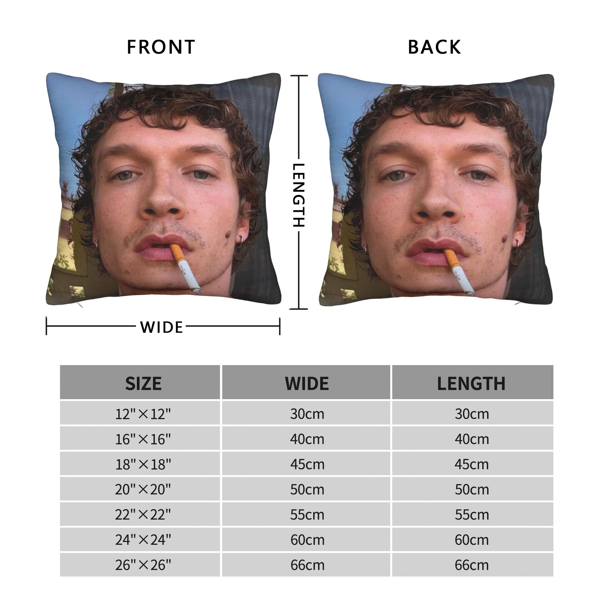 装飾用枕カバー ハドソン・ウィリアムズ・コナー・ストーリー  - Pillow Cover Sublimation のレビューと価格