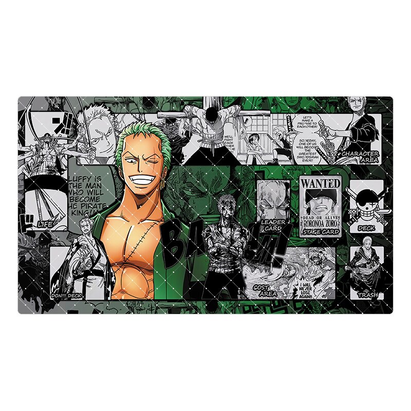 4モデル ワンピース OPCG 600x350mm ロロノア - Door Mat Blank のレビューと価格