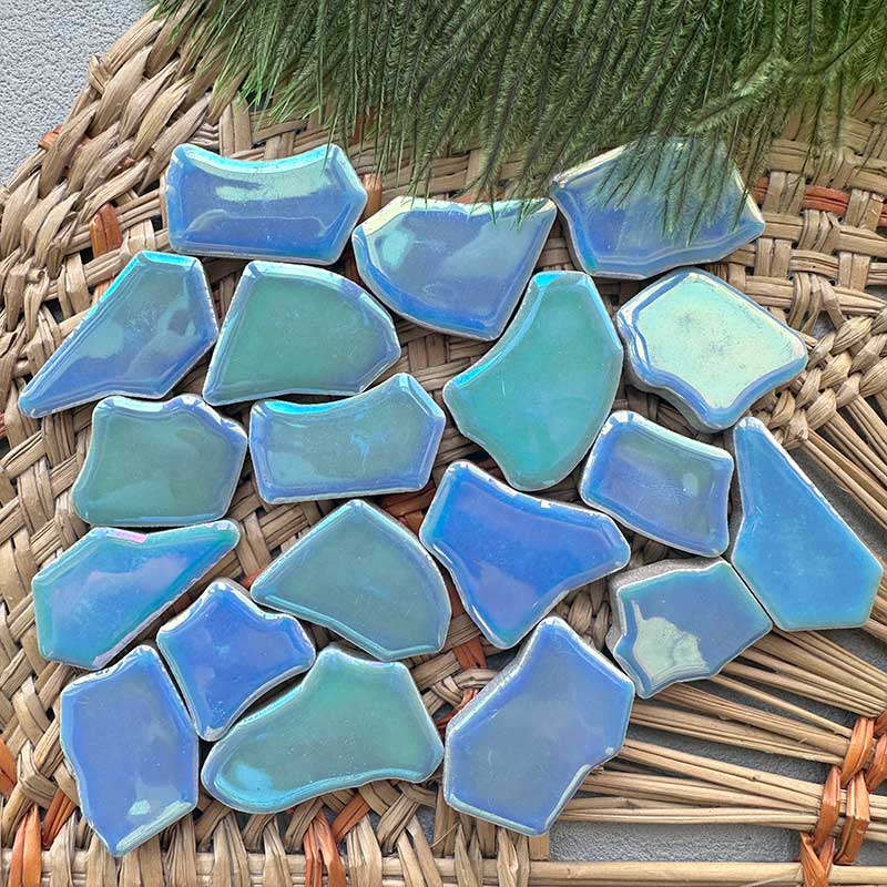100 グラム不規則なセラミックモザイクタイルマルチカラーモ - Ceramic Tile Blank のレビューと価格