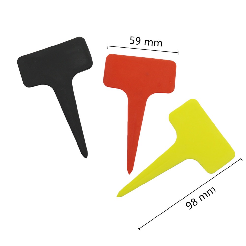 DIYプラスチックT型植物ラベルタグマーカー種子保育園花植物 - Yard Sign Blank のレビューと価格