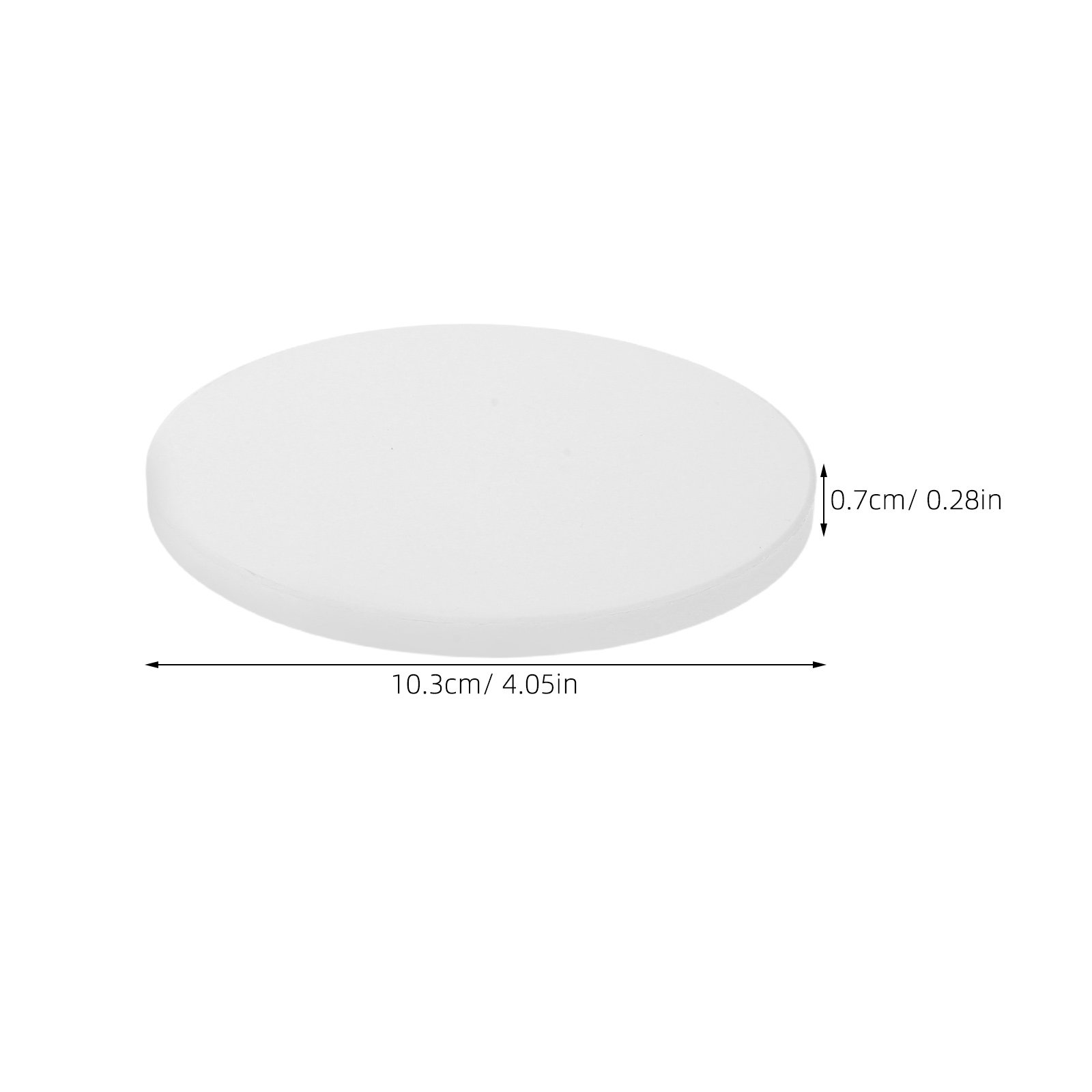 12 個のクリエイティブドリンクコースター白丸型セラミック耐 - Coaster Sublimation Blank のレビューと価格