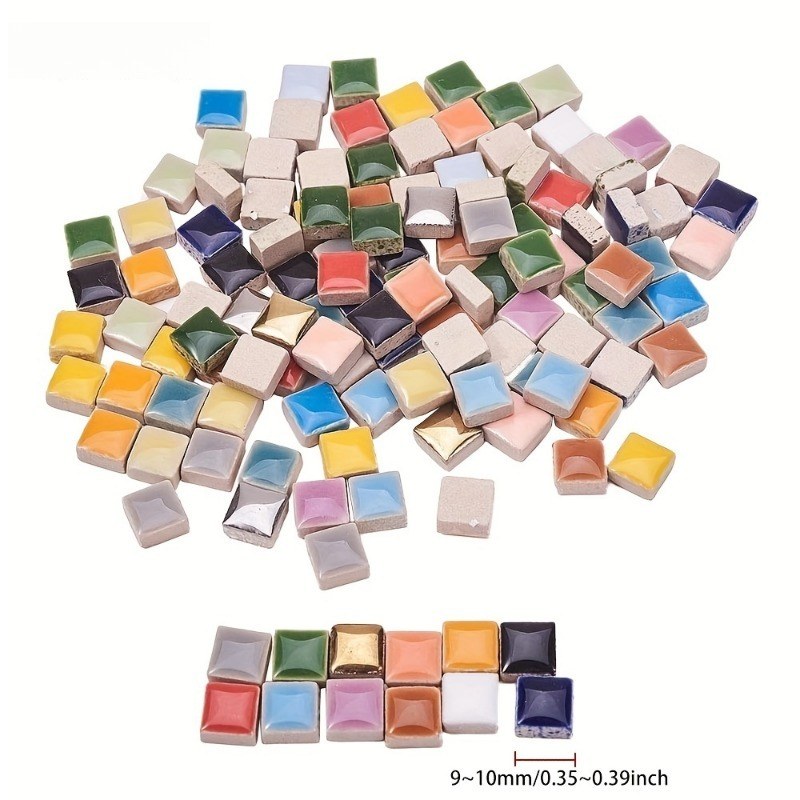 100g角型セラミックモザイクタイル磁器モザイクタイルDIY - Ceramic Tile Blank のレビューと価格