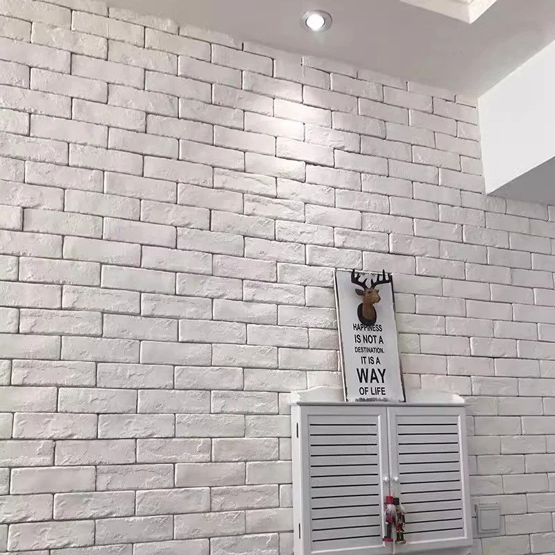 3D レンガの壁のステッカータイル 3D 壁の装飾防水石タイ - Ceramic Tile Blank のレビューと価格
