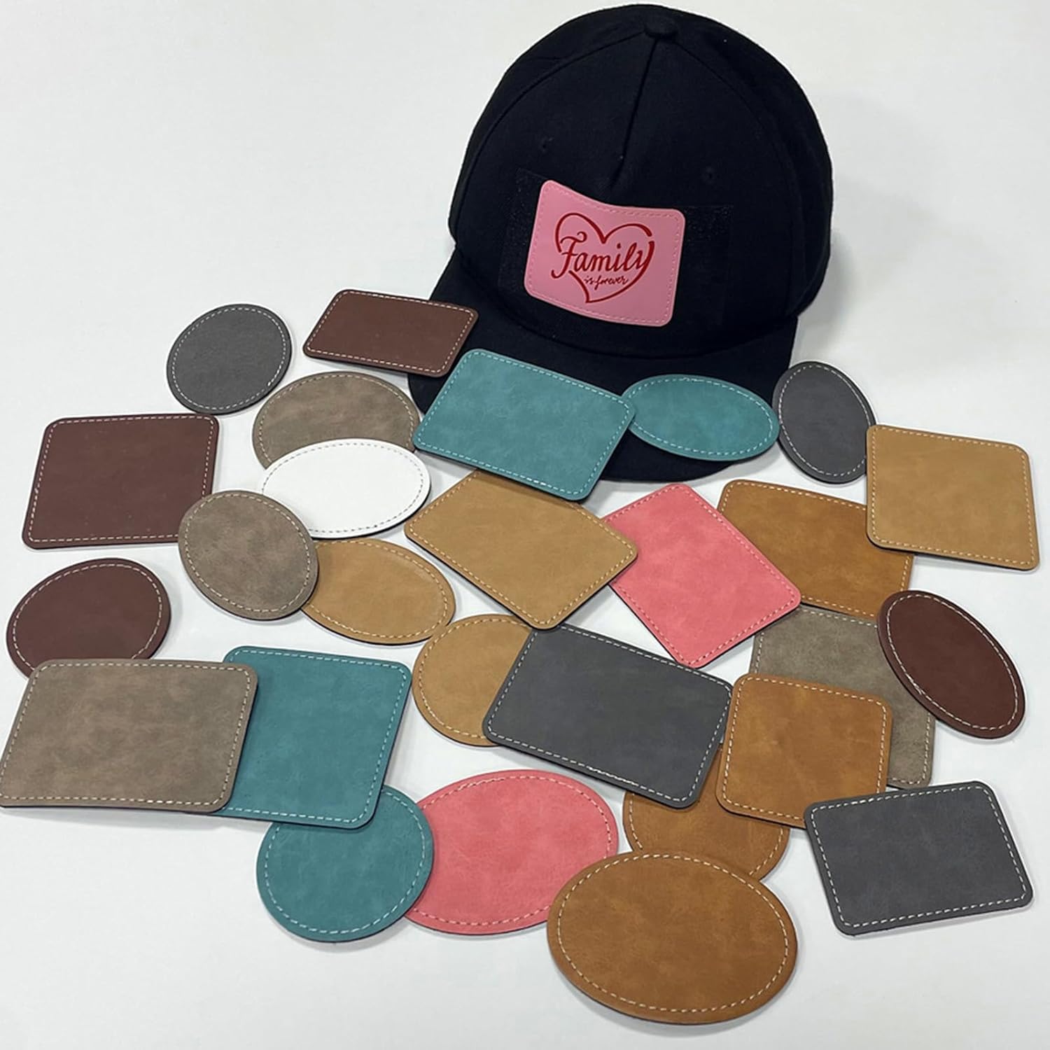 昇華ブランク レザーレット 帽子用ワッペン アイロン接着 粘 - Hat Sublimation Blank のレビューと価格