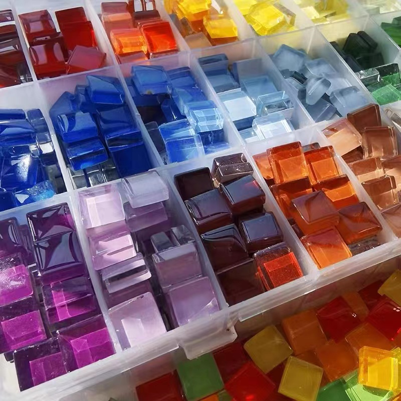 DIY セラミックモザイクガラス 50 個タイル手作りミラー - Ceramic Tile Blank のレビューと価格