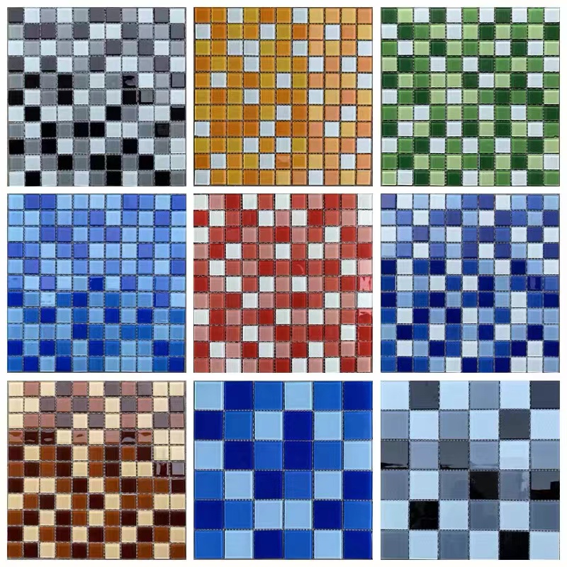 DIY セラミックモザイクガラス 50 個タイル手作りミラー - Ceramic Tile Blank のレビューと価格
