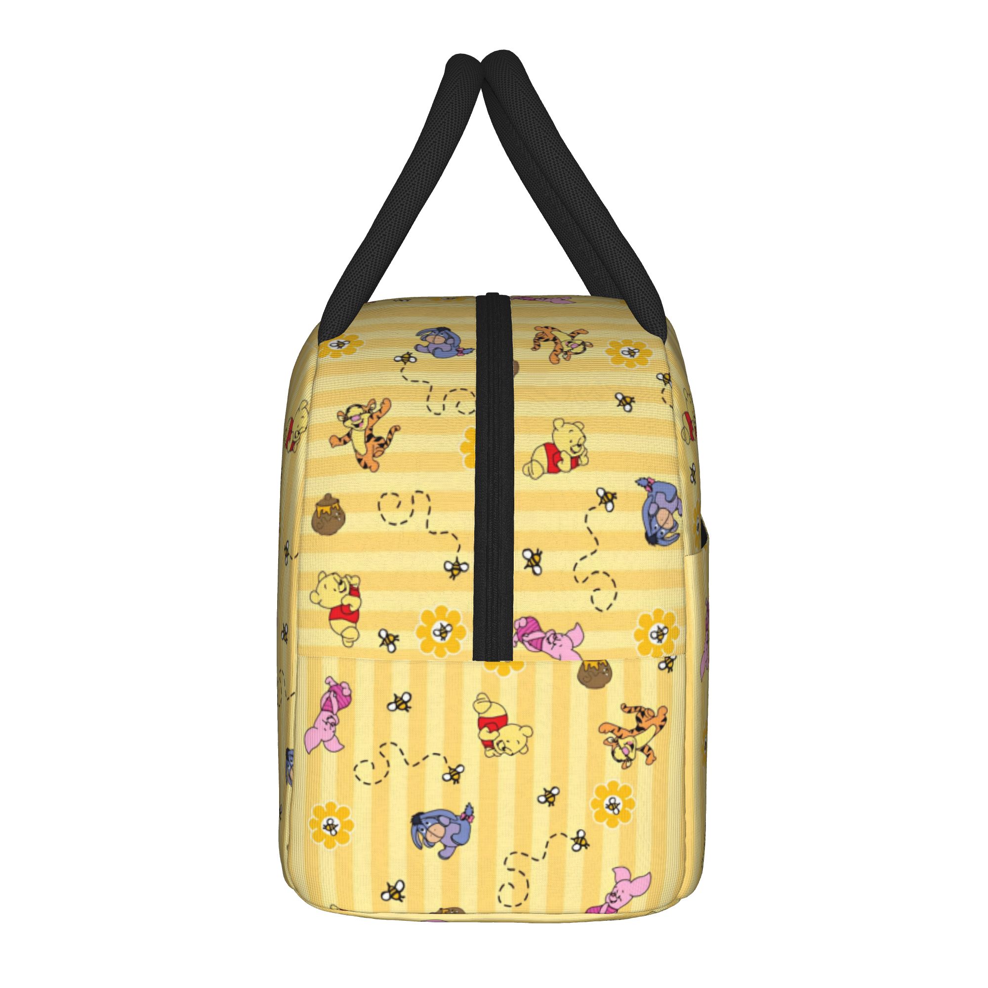 かわいいハニーと蜂の断熱ランチバッグ、保温バッグ、ランチコン - Tote Bag Sublimation のレビューと価格
