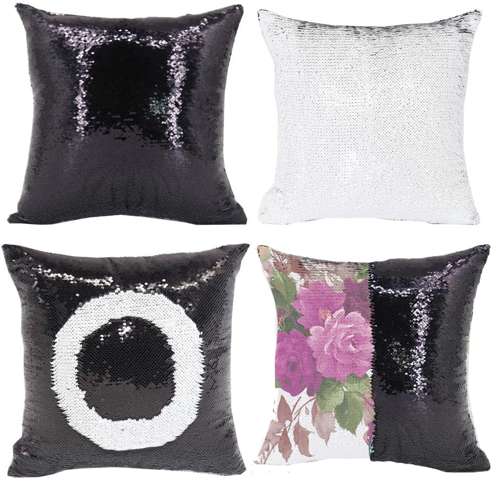 10 個絵画生地昇華ブランクスローピローカバー 40 センチ - Pillow Cover Sublimation のレビューと価格